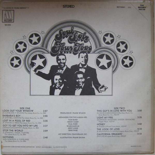 Four Tops : Soul Spin (LP, Album)