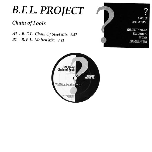 B.F.L. Project : Chain Of Fools (12")