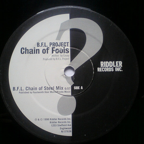 B.F.L. Project : Chain Of Fools (12")