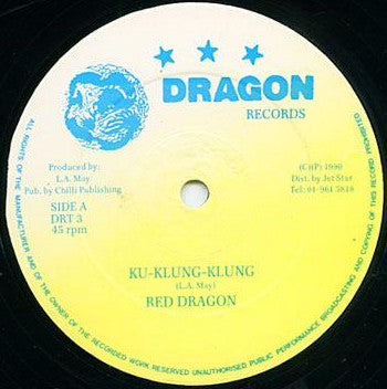 Red Dragon / George Harris (4) : Ku-Klung-Klung / All Out Of Love (12")