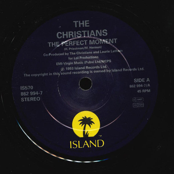 The Christians : The Perfect Moment (7", Single)