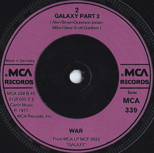 War : Galaxy (7", Pin)