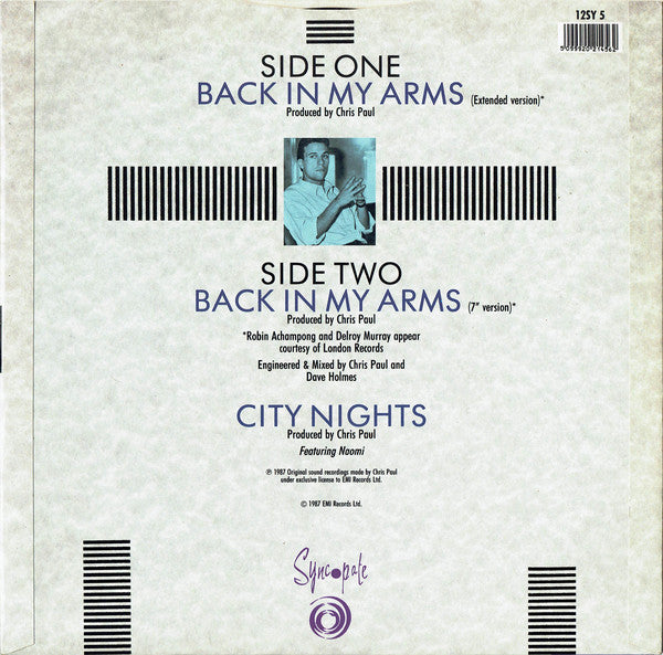 Chris Paul : Back In My Arms (12")