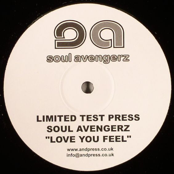 Soul Avengerz : Love You Feel (12", S/Sided, Ltd, TP)