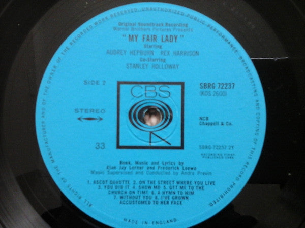 Rex Harrison : My Fair Lady - Original Soundtrack Recording (LP)