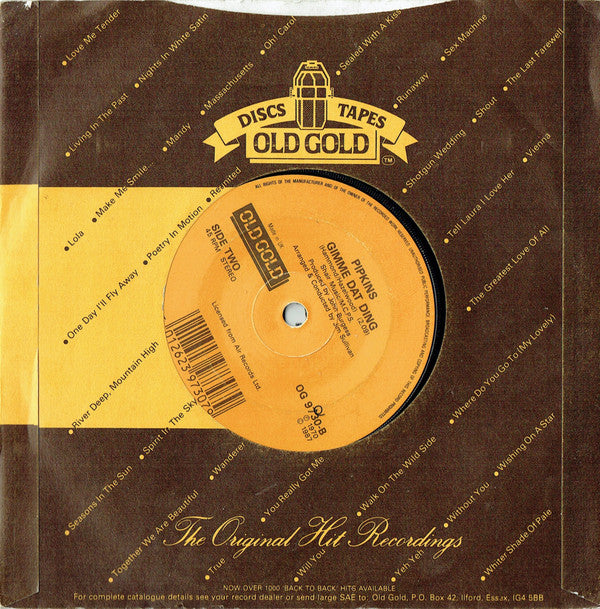 Royal Guardsman* / Pipkins* : Snoopy Vs The Red Baron / Gimme Dat Ding (7", Single, Mono)