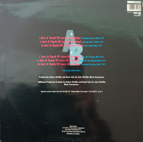 C & C Music Factory* : Just A Touch Of Love (Every Day) (12", Single)