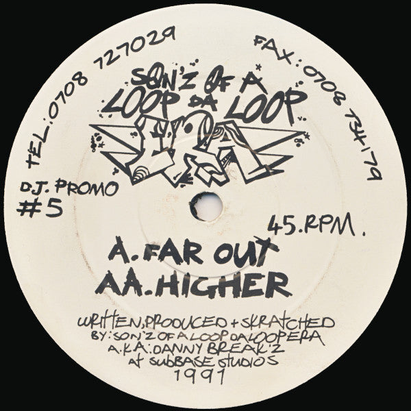 Sonz Of A Loop Da Loop Era : Far Out / Higher (12", Promo)