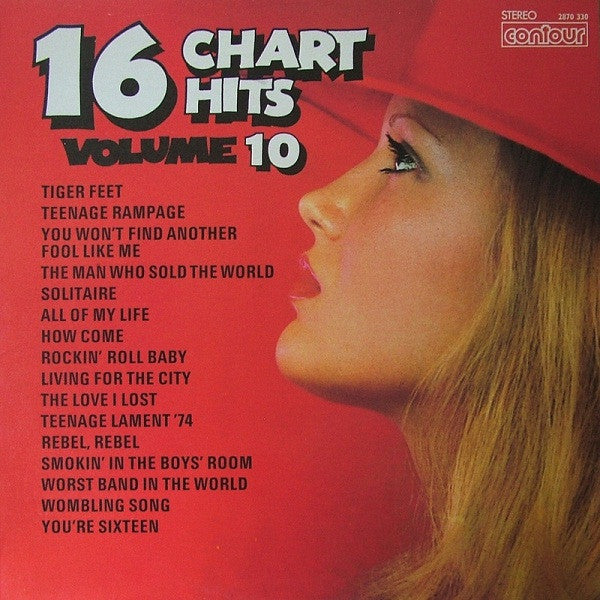 Unknown Artist : 16 Chart Hits Volume 10 (LP, Comp)