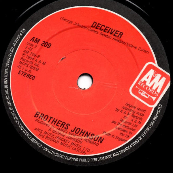 Brothers Johnson : You Keep Me Coming Back (Edited Version) (7")