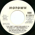 The Devastating Affair : You Don't Know (How Hard It Is To Make It) (7", Mono, Promo)