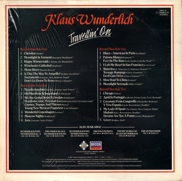 Klaus Wunderlich : Travellin' On (2xLP, Album, Comp)
