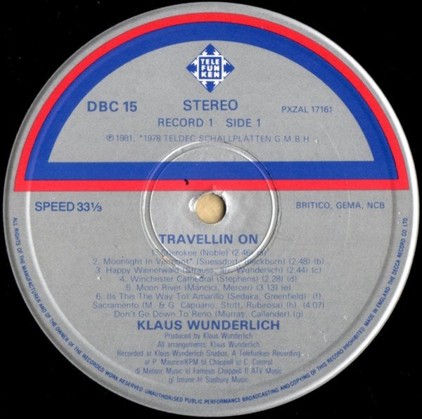 Klaus Wunderlich : Travellin' On (2xLP, Album, Comp)