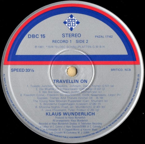 Klaus Wunderlich : Travellin' On (2xLP, Album, Comp)