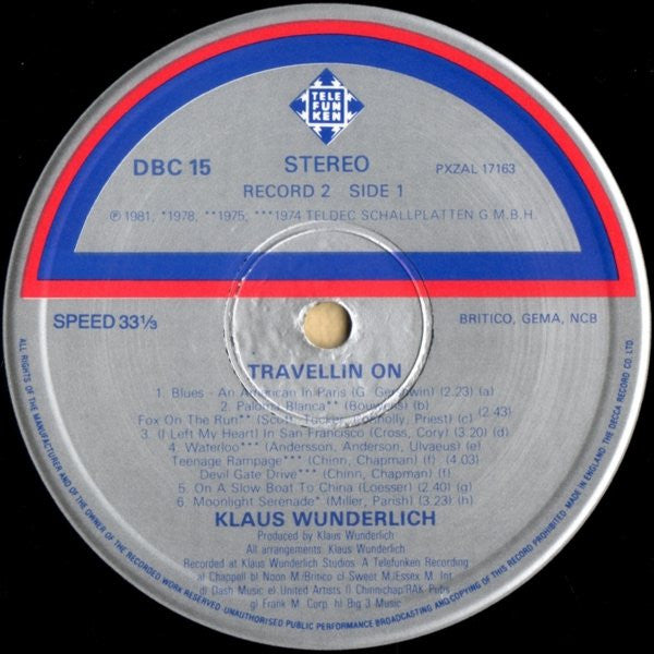 Klaus Wunderlich : Travellin' On (2xLP, Album, Comp)
