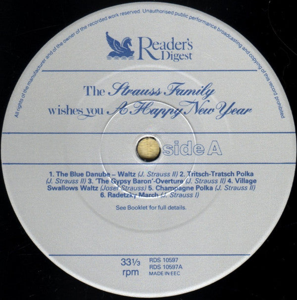 Various : The Strauss Family Wishes You A Happy New Year (LP)