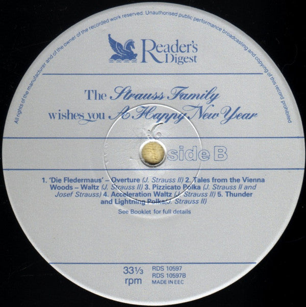 Various : The Strauss Family Wishes You A Happy New Year (LP)