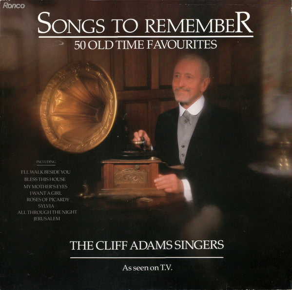 The Cliff Adams Singers : Songs To Remember (50 Old Time Favourites) (2xLP, Album)