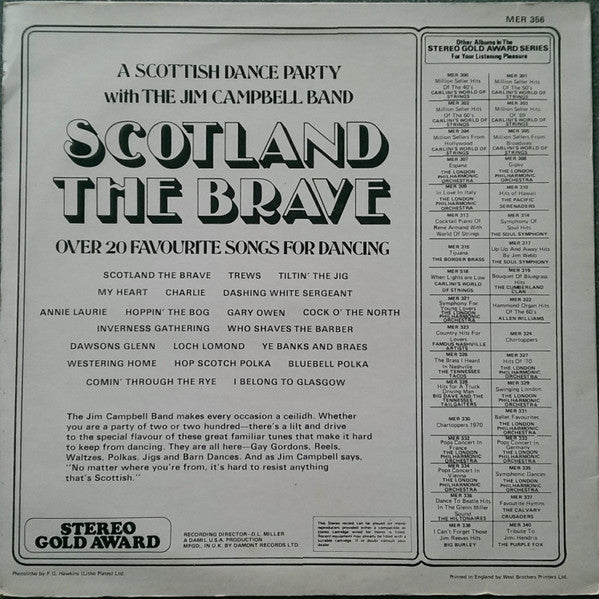 The Jim Campbell Band : Scotland The Brave (LP)