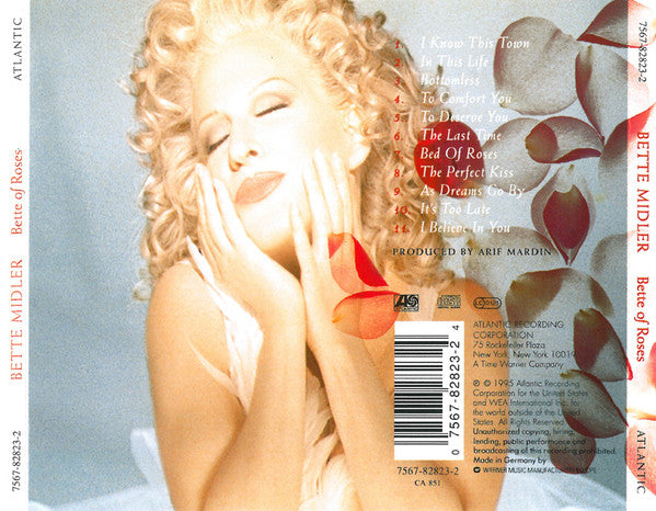 Bette Midler : Bette Of Roses (CD, Album)