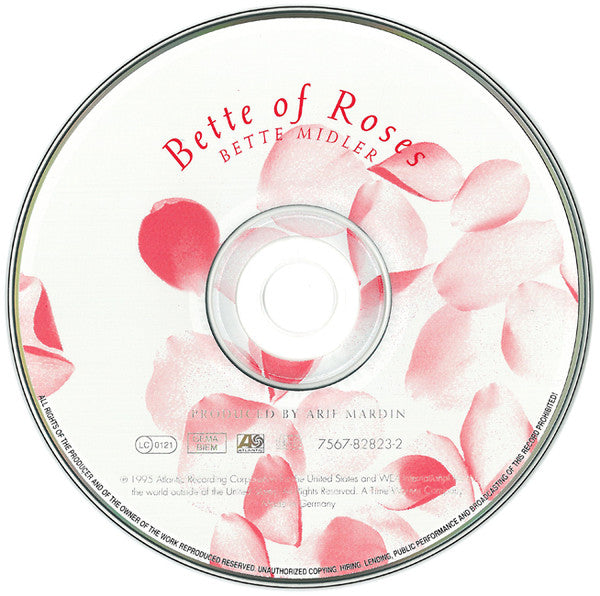 Bette Midler : Bette Of Roses (CD, Album)