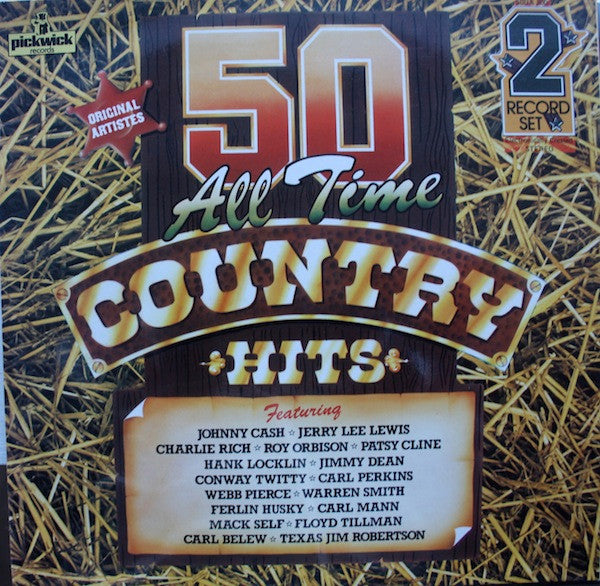 Various : 50 All Time Country Hits (2xLP, Comp)