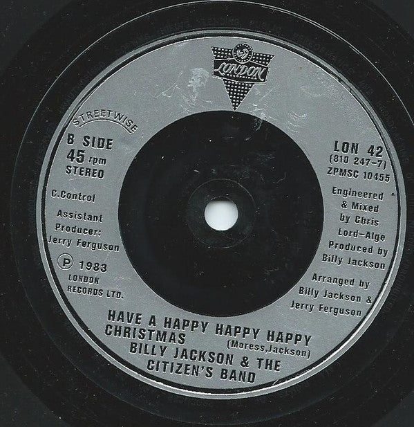 Billy Jackson & The Citizens' Band : Have A Happy Christmas ('Twas The Night Before Christmas) (7", Single)