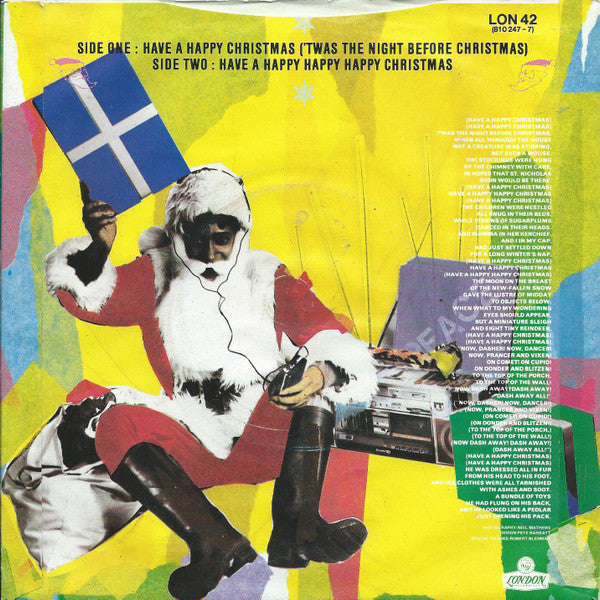 Billy Jackson & The Citizens' Band : Have A Happy Christmas ('Twas The Night Before Christmas) (7", Single)