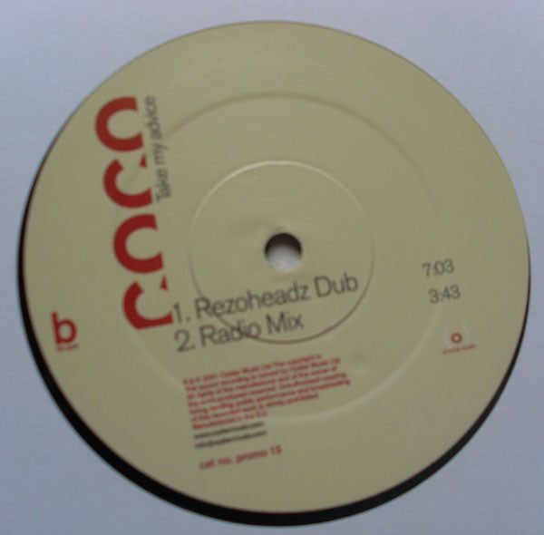 Coco : Take My Advice (12", Promo)