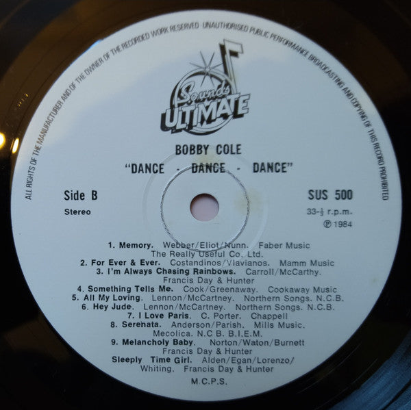 Bobby Cole (2) : Dance Dance Dance (LP)
