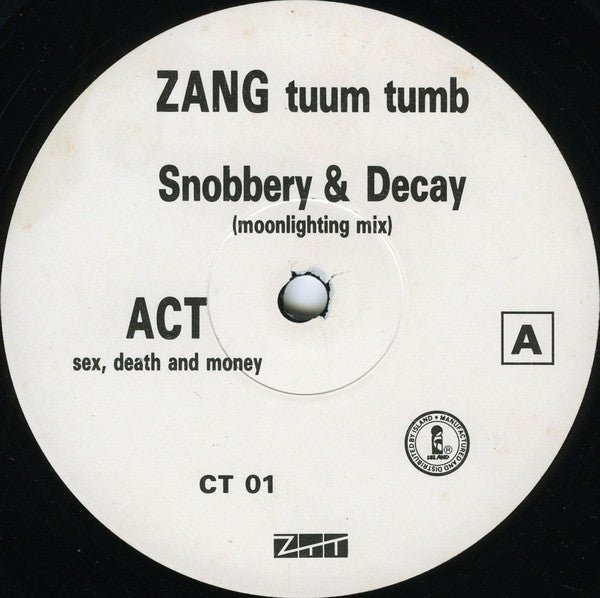 Act : Snobbery & Decay (Moonlighting Mix) (The Herbie (From Mastermind) Mixes) (12", Promo)