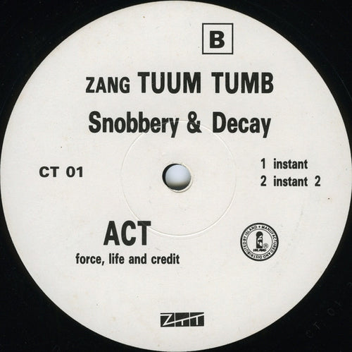 Act : Snobbery & Decay (Moonlighting Mix) (The Herbie (From Mastermind) Mixes) (12", Promo)