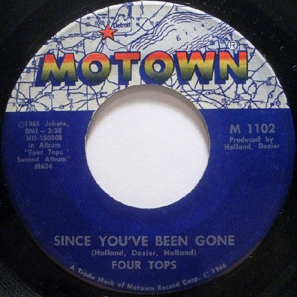 Four Tops : Standing In The Shadows Of Love / Since You've Been Gone (7", Single, Mono, Sou)