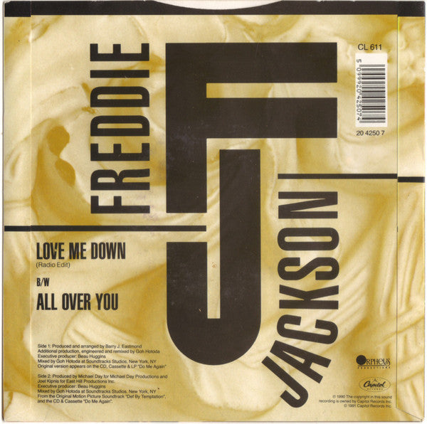 Freddie Jackson : Love Me Down (7")
