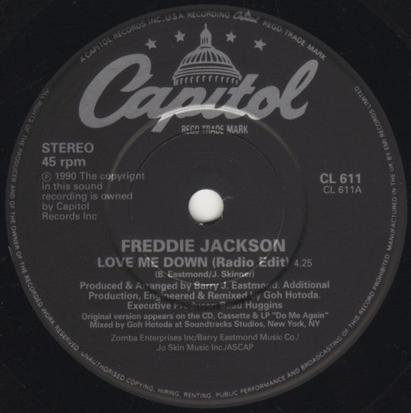 Freddie Jackson : Love Me Down (7")
