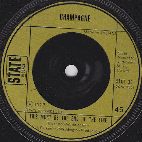 Champagne (11) : Old Time Music (7", Single)