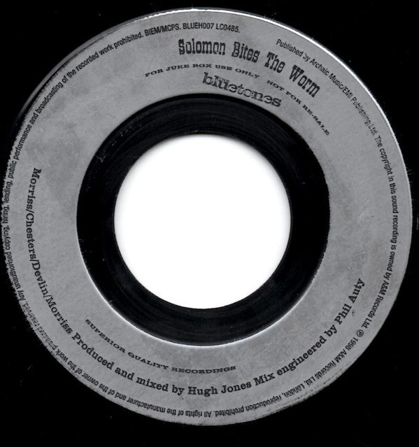 The Bluetones : Solomon Bites The Worm (7", Single, Juk)