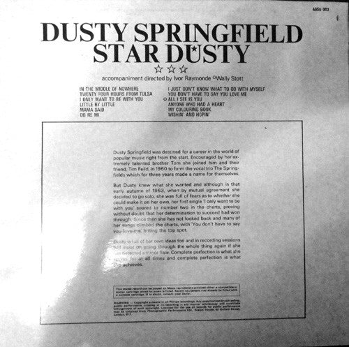 Dusty Springfield : Star Dusty (LP, Comp)