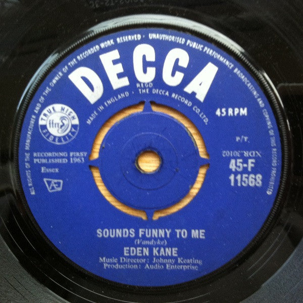 Eden Kane : Sounds Funny To Me (7")