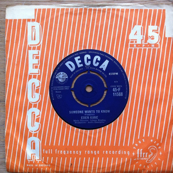 Eden Kane : Sounds Funny To Me (7")