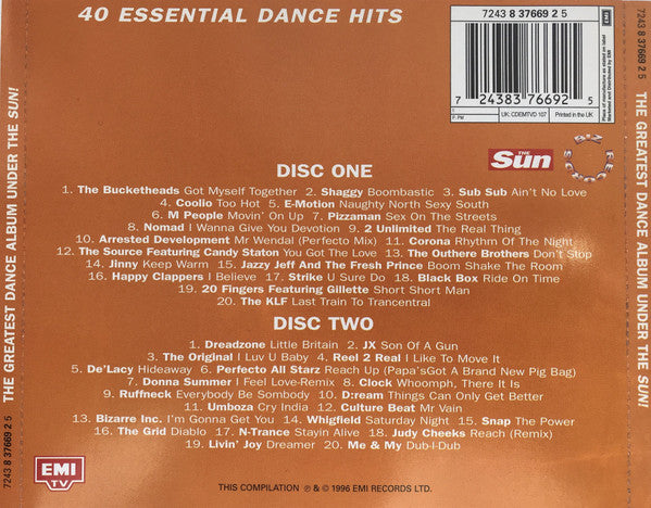 Various : The Greatest Dance Album Under The Sun! (2xCD, Comp, MP)