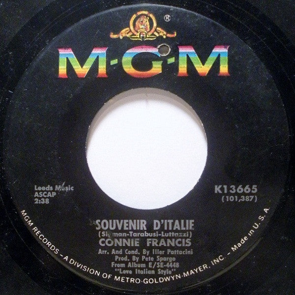 Connie Francis : Another Page (7", Single)