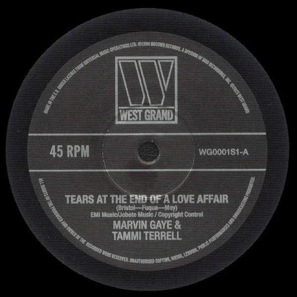 Marvin Gaye &  Tammi Terrell / Marvin Gaye & Kim Weston : Tears At The End Of A Love Affair / Just Too Much To Hope For (7")