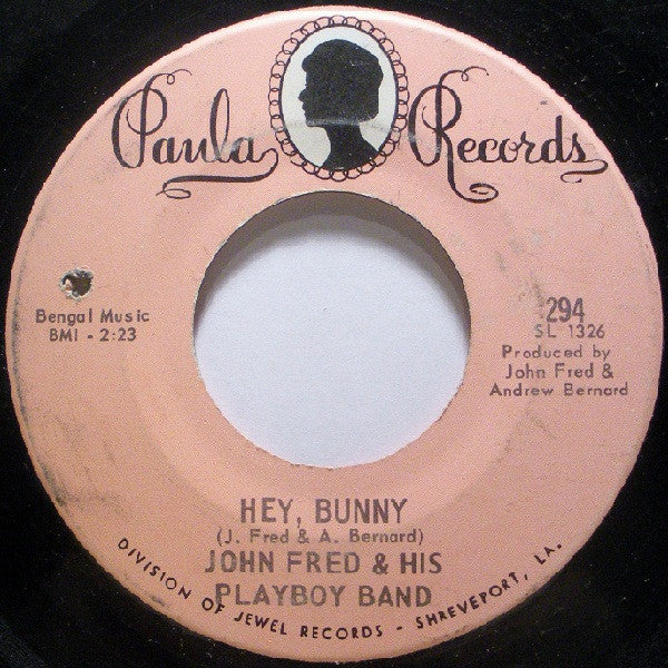 John Fred & His Playboy Band : Hey, Bunny / No Letter Today (7", Single)
