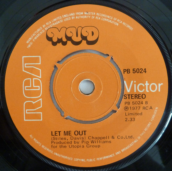 Mud : Slow Talking Boy (7")