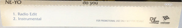 Ne-Yo : Do You (CD, Single, Promo)