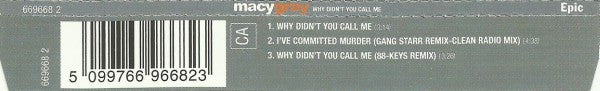 Macy Gray : Why Didn't You Call Me (CD, Single)