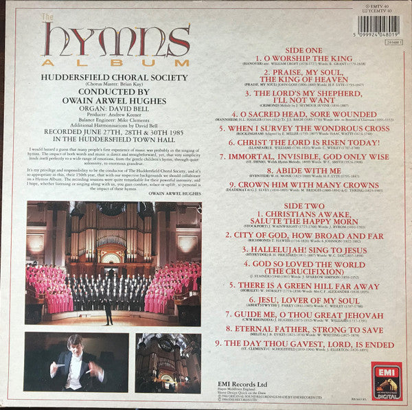 Huddersfield Choral Society : The Hymns Album (LP, Album)