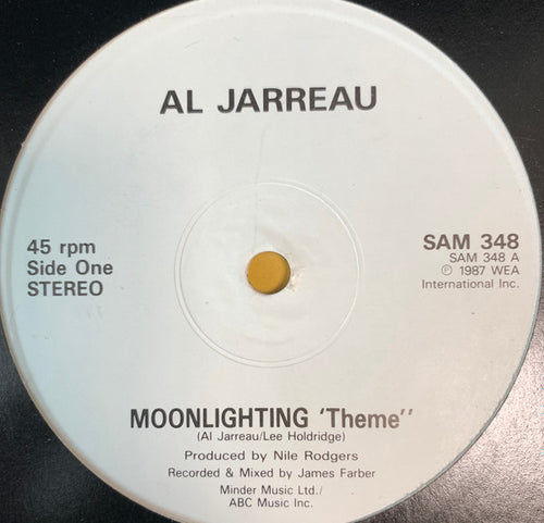Al Jarreau : Moonlighting "Theme" (12", Promo)