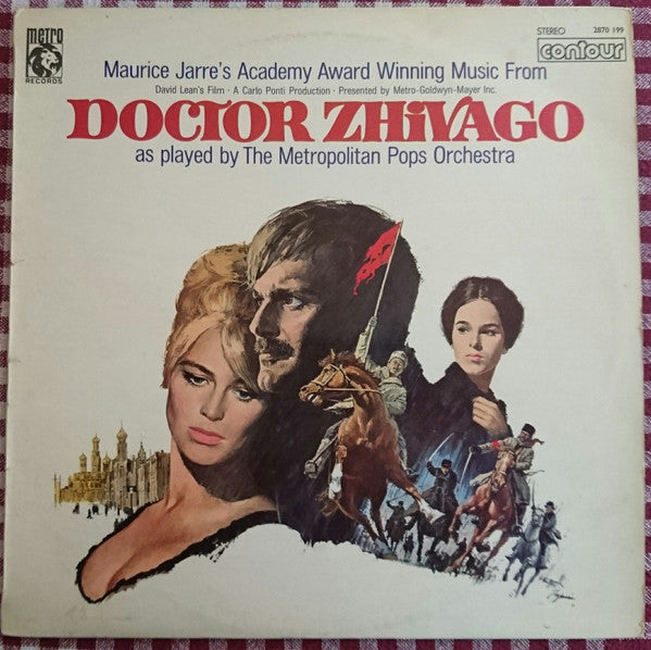 Maurice Jarre, The Metropolitan Pops Orchestra : Doctor Zhivago (LP, RE)